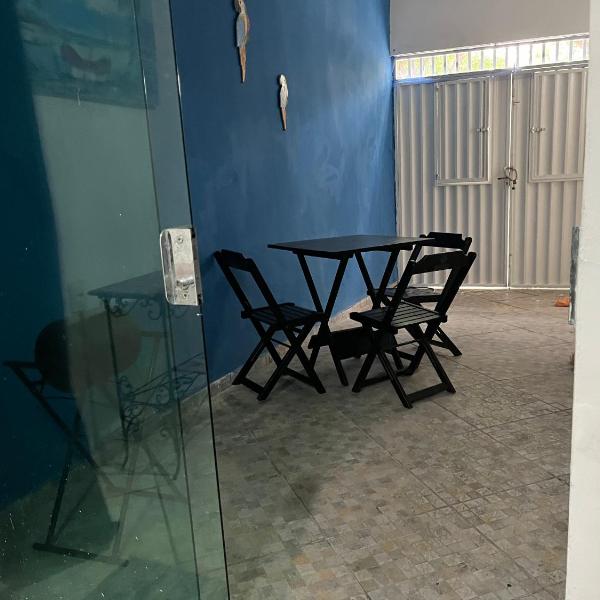 Flat azul completo com garagem na Atalaia