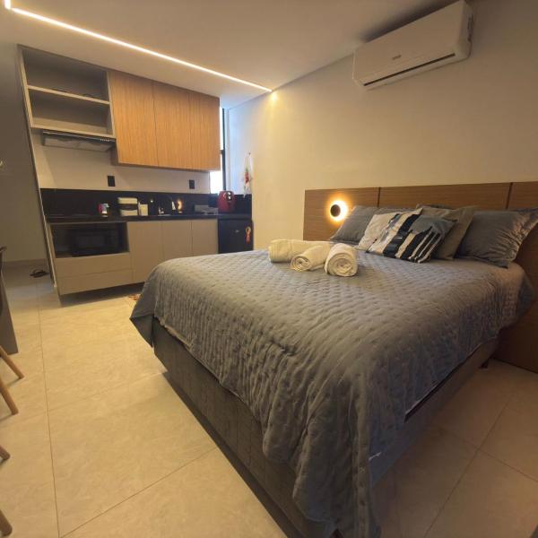 Lindo Studio com rooftop e piscina - Foto 2