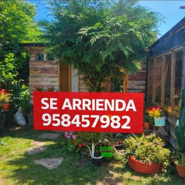 Pieza y estacionamiento independiente, hotel u gradu Panguipulli