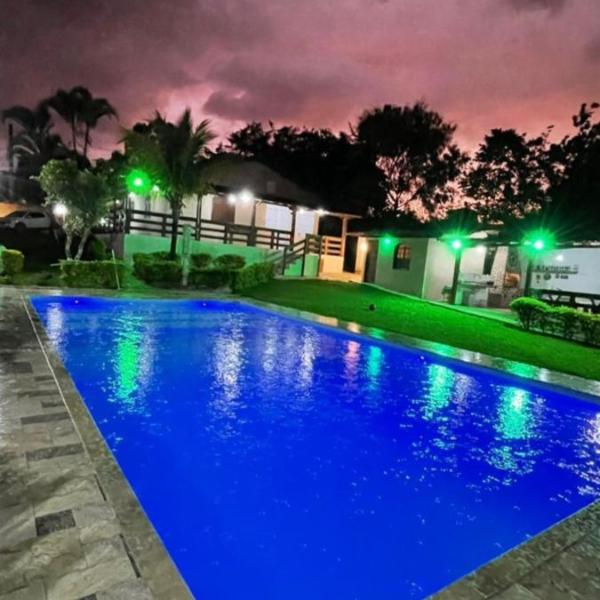 Sítio Piscina Grande com sauna - Foto 4