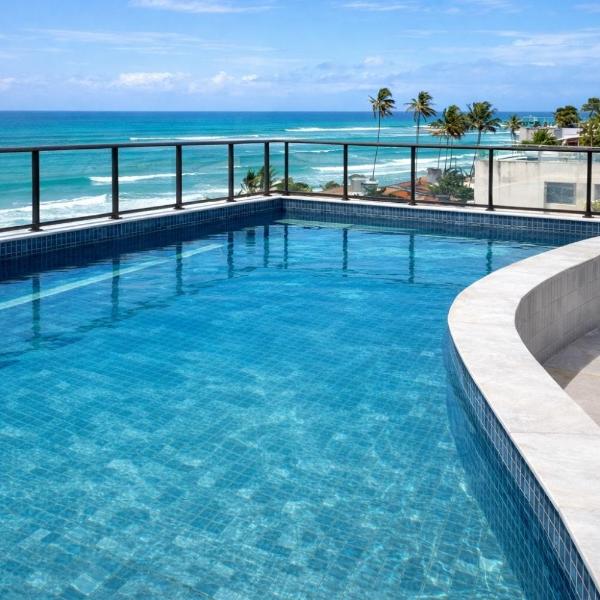 Flat com Piscina Rooftop Vista Mar em Porto de Galinhas - Foto 4