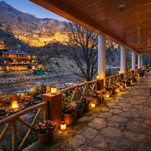 Jibhi에 위치한 호텔 The Riverside Boutique Inn - Tirthan Valley , with Garden, Bonfire & Free Parking #Pet-Friendly
