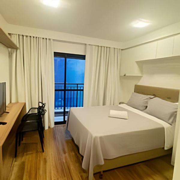 6083 Studio com cozinha, wifi, piscina e ar condic