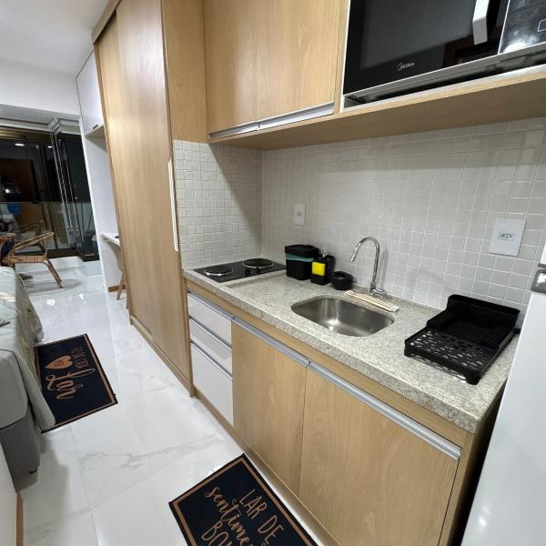 Smart Studio 608 Confortavel e Bem Localizado