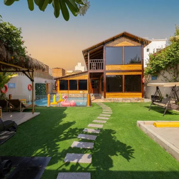 اكواخ لوسو الريفيه, hotell i Ḩayy al Ḩamdānīyah