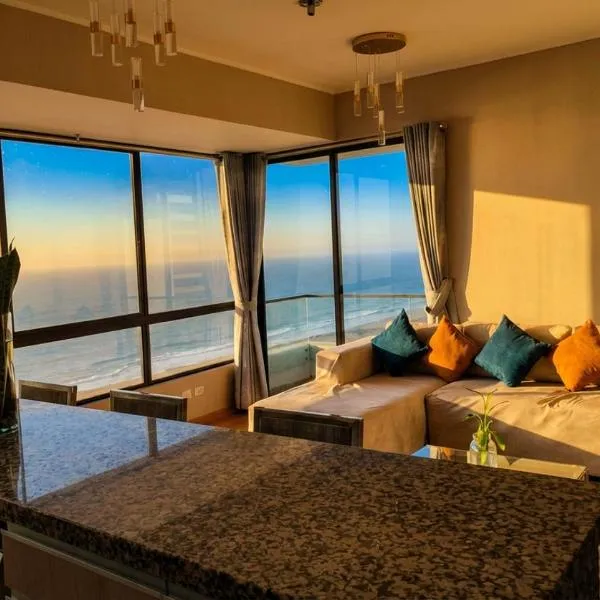 "Oceanfront 3BR, Home Office, Pool, Gym, Sauna, BBQ, Fast Wifi, Play area and Free Parking", hotell i Lima