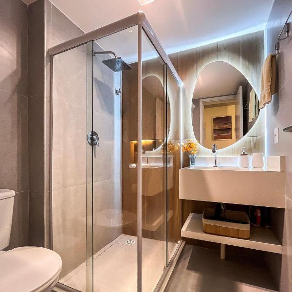 Flat com piscina privativa a 30 metros da praia - Foto 3