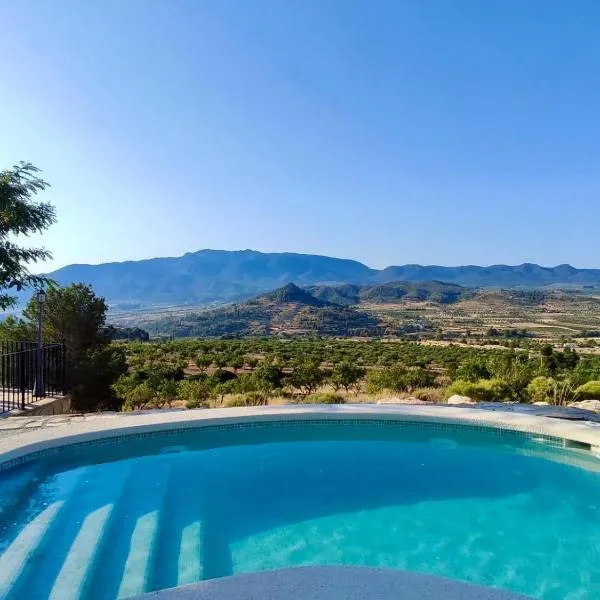 Casa Romeriko piscina privada vistas espectaculares Valle de Ricote Murcia, hotel v destinácii Ricote