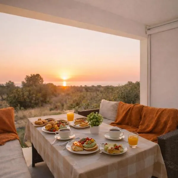 Exclusive Olive & Herb Villa, Mountain to Sea Views, Rhodes, Hotel in Afandou