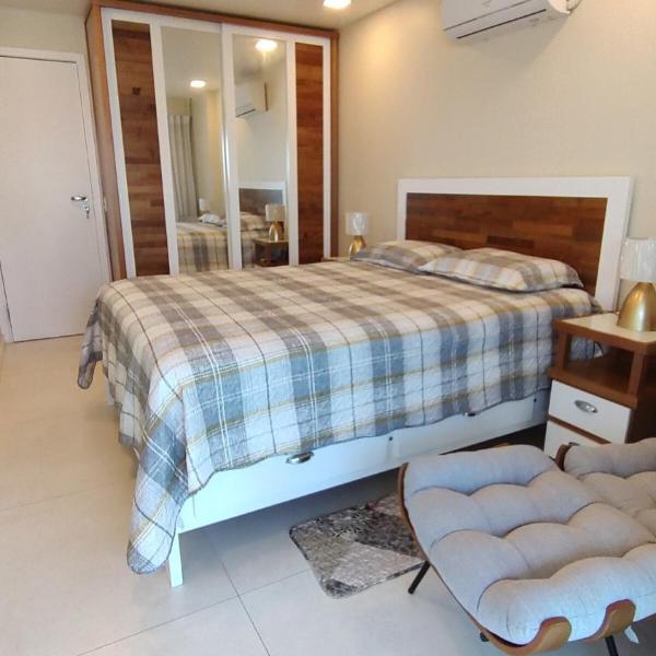 Apartamento completo Premium-Frente ao Mar Wi-Fi rápido-ar-condicionado - Foto 3