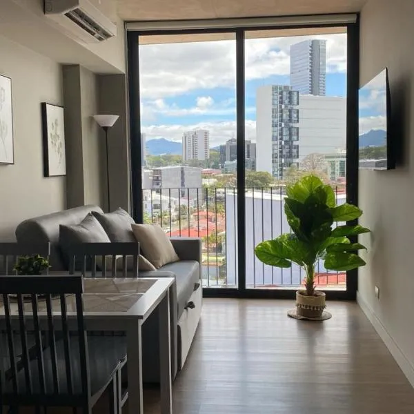 11th Floor Apartment with Sabana View Fast WiFi and AC – hotel w San José