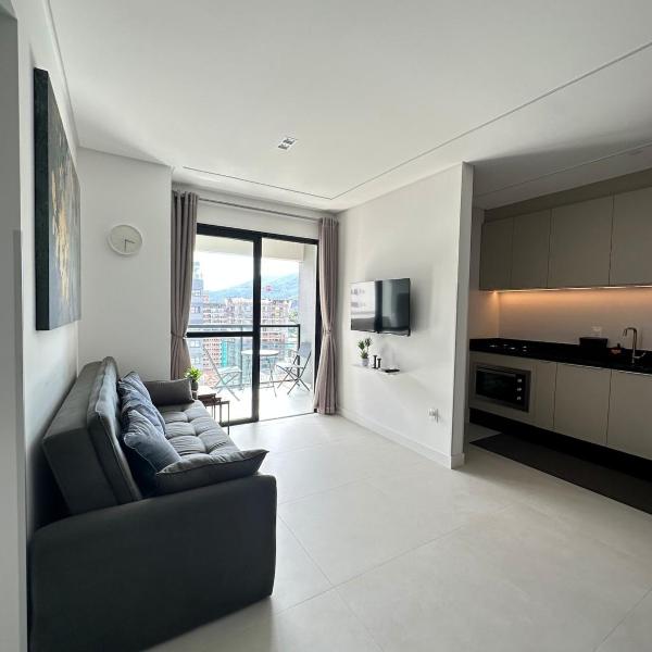Edificio AUSTIN 179, 1 quarto 1 suite, garagem, wifi, Ar, churrasqueira, 600m da praia, 17 andar
