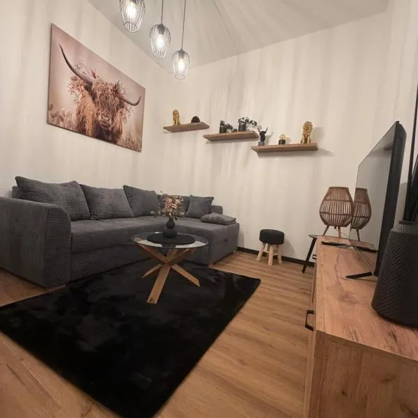 Zauberhafte Erdgeschoss-Maisonettewohnung, hotelli kohteessa Bovenden