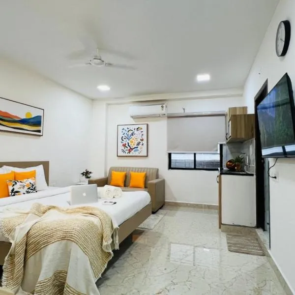 Olive Serviced Apartments - HICC Hitex Hyderabad, ξενοδοχείο στο Χιντεραμπάντ