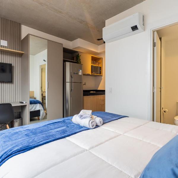 Studio moderno com Self Checkin na Vila Mariana perto do metrô Ana Rosa Av Paulista e hospitais