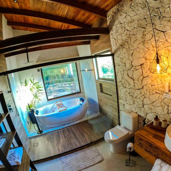 Cabana Kattegat, luxo, jacuzzi, lareira, vista espetacular - Foto 3