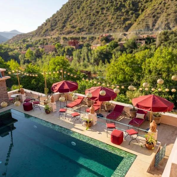villa lalla Ourika & heated pool, hotel a Oulad Akkou