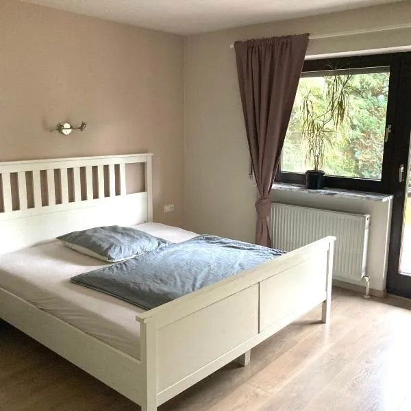 ruhiges Gästezimmer mit King-Size-Bett, hotel en Wendelstein