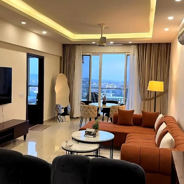 Luxury Corner 2BHK Apartment By Dwt Apartments Elysium Tower, hotel din Islamabad