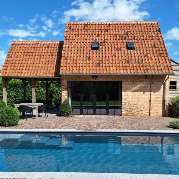 Gezellig huisje met zwembad en sauna in Ellezelles - Bellezelles, hotel in Ellezelles