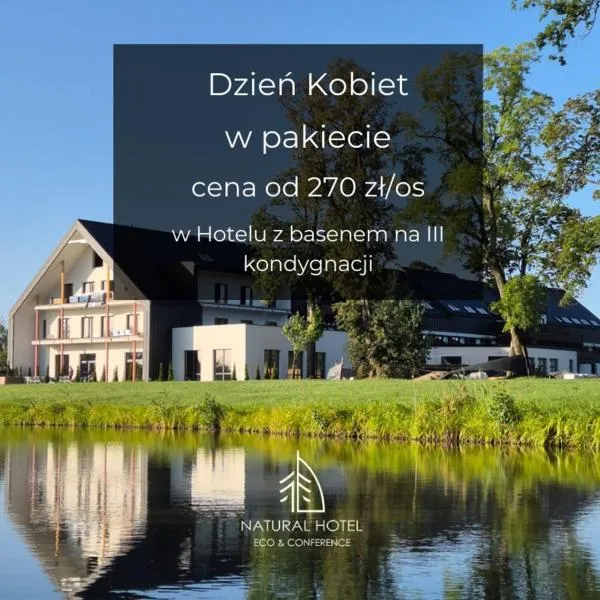 Natural Hotel przy plaży-Ostróda-basen na III kondygnacji, hotelli kohteessa Ostróda