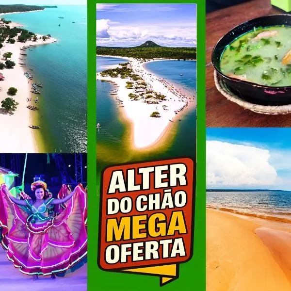 Ybirá - Casa Inteira no Centro de Alter do Chão, hotel v mestu Alter do Chão