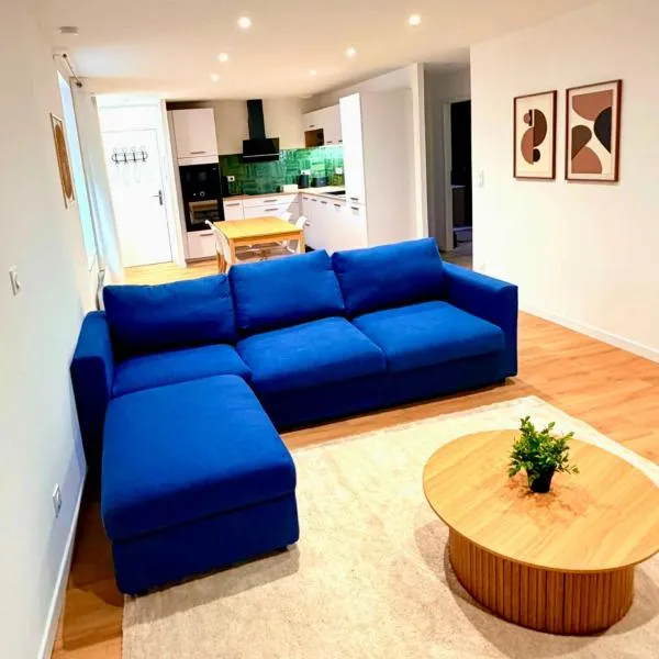 Le salon des voyageurs - Au Cœur de DOLE - Parking GRATUIT à proximité, hotell i Dole