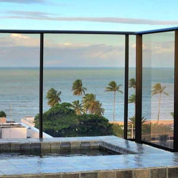 Flat bonito e confortável no Caribessa com varanda