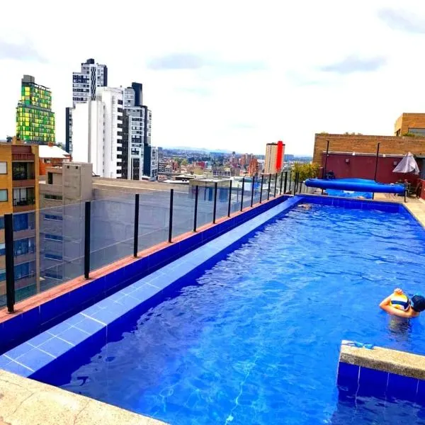 Apto moderno con Rooftop y Piscina en Chapinero, hotel en Bogotá