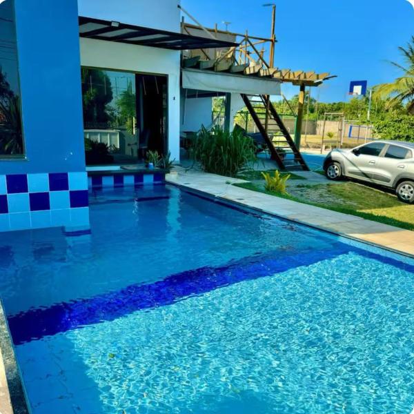 Chácara Clube Raposa, piscina, sauna, 6 qts, esportes areia, campo gramado