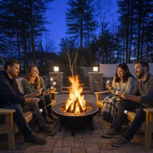 Luxury Villa- Hot Tub-King Bed Suite-Fenced Yard-Game Room-Fire Pit-Ski，東史特拉斯堡的飯店