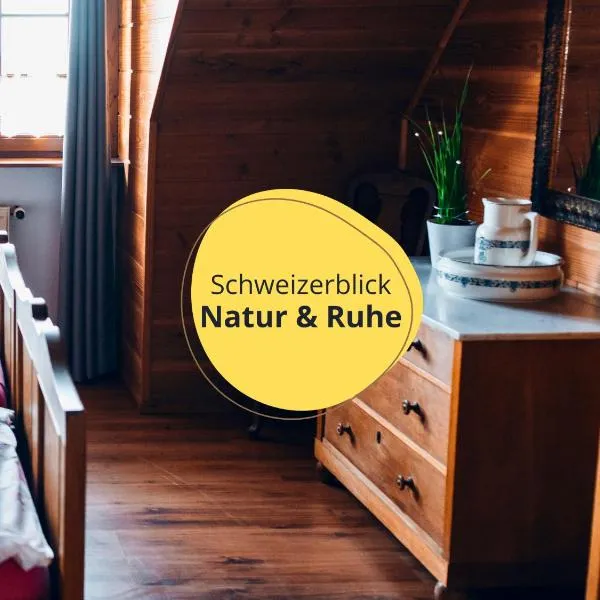 Schweizerblick, hotell sihtkohas Hänner