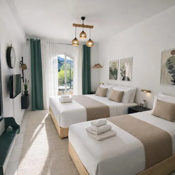 에르모네스에 위치한 호텔 Olive Studio ,Balcony with Mountain View, Kitchenette, 1km to Beach ,by likeyourhome