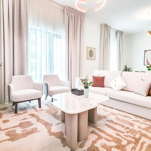 Golfside 2BR-M Oasis - Green Elegant Luxe Escape, hotel a Abu Dhabi