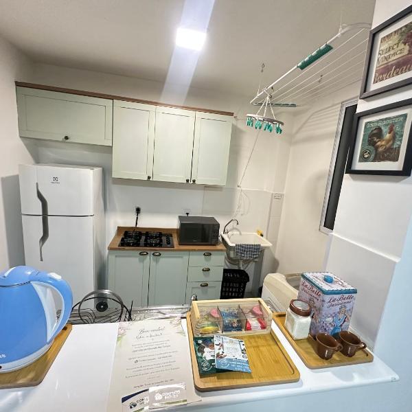 Apartamento de dois quartos para até quatro pessoas com 01 vaga privativa - Foto 4