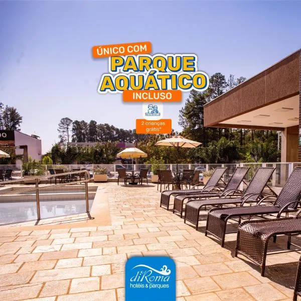 diRoma Spazzio direto com o Grupo diRoma com acesso ao Acqua Park e Café da manhã: Caldas Novas'ta bir otel
