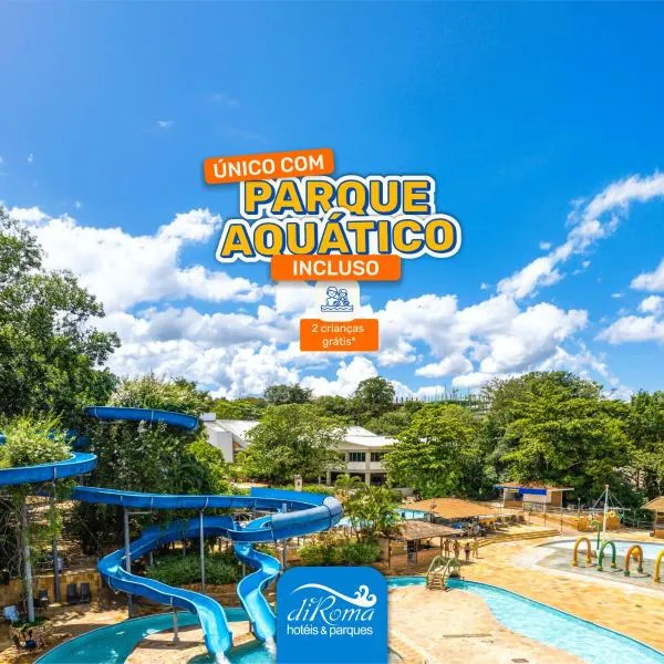 diRoma Thermas direto com o Grupo diRoma com acesso ao Acqua Park e Café da manhã, hotel in Caldas Novas