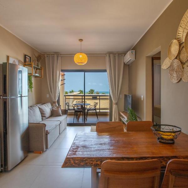 Stylish apartment with ocean view, right on the beach