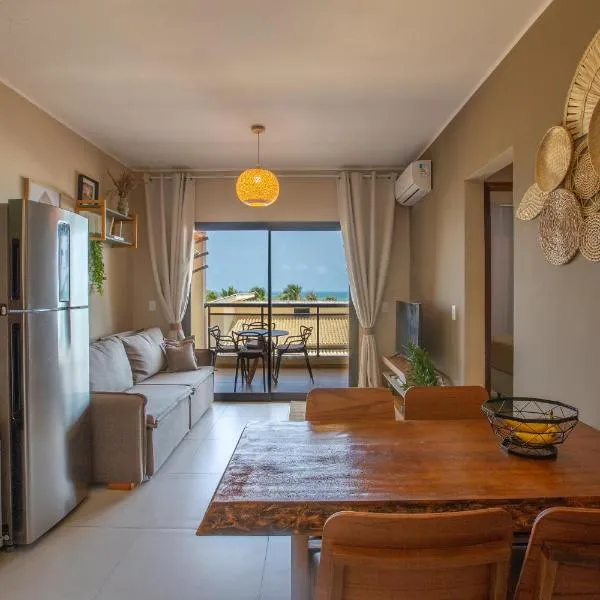 Stylish apartment with ocean view, right on the beach, hotel en Caucaia