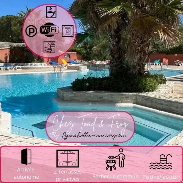 toad&Frog, le spot fun d'agde en bord de mer، فندق في آجد
