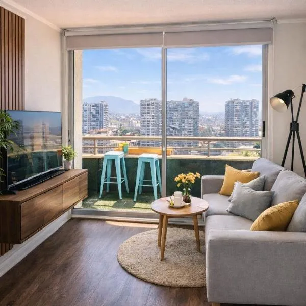 Espacio acogedor en la ciudad - Incluye estacionamiento, hotel in Santiago