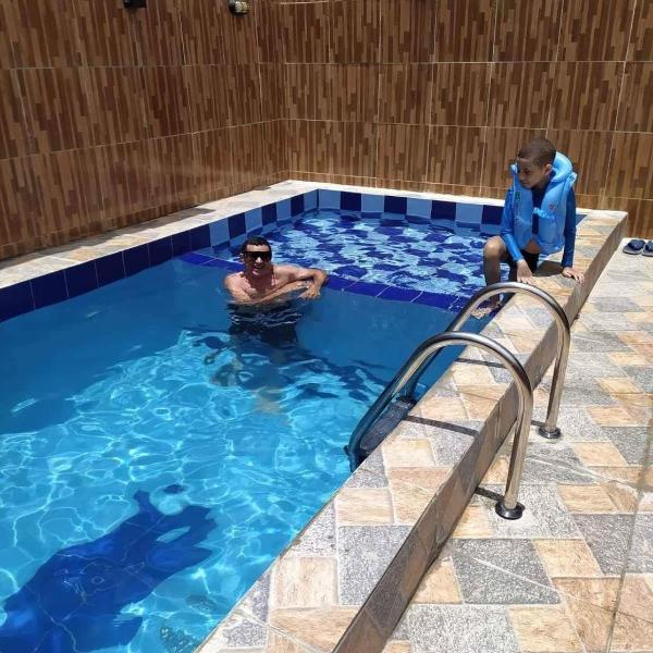 Casa de temporada com piscina