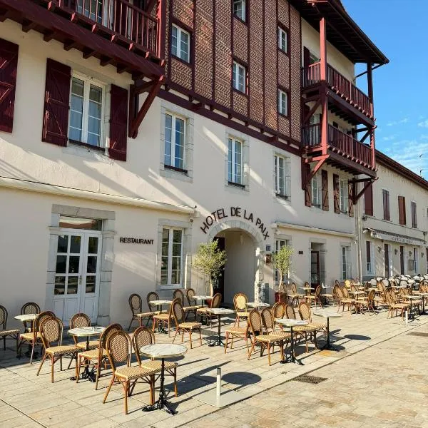 Hôtel-Restaurant de La Paix, מלון בSaint-Palais