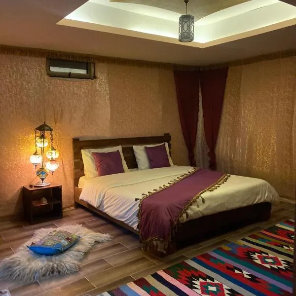 Petra Wassaif Camp、ワディ・ムーサのホテル