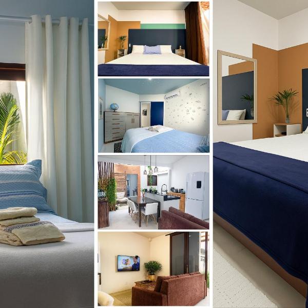 Casa Privativa 2 Quartos em Condomínio, Suite com Cama King e Closet, Quarto de Casal, Ar, Wi-Fi, Cozinha Completa e Garagem