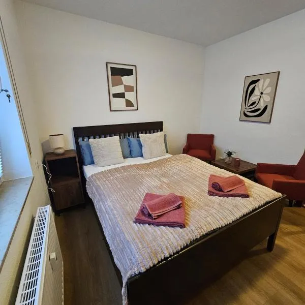 1-Zimmer Apartment in zentraler Lage, viešbutis Kaselyje