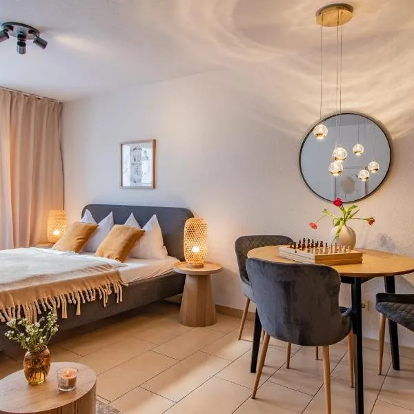 슈바르첸베르크에 위치한 호텔 GoldStück Apartment I Balkon I WLAN I Stellplatz