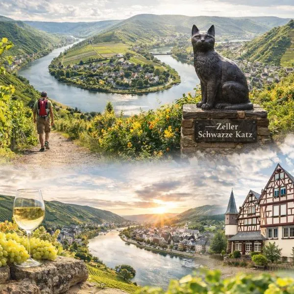 Ferienwohnung 1 Zimmer und Küche in Zell-Mosel, hotell i Zell an der Mosel