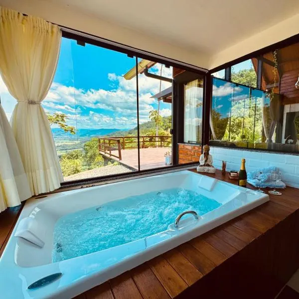 Chalé Mirante dos Anjos, hotelli kohteessa Rodeio