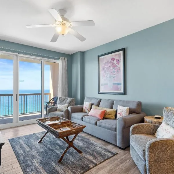 Sunrise Beach 17th Floor 3BR Condo | Oversized Balcony, Heated Pool, Near Pier Park, hótel í Panama City Beach